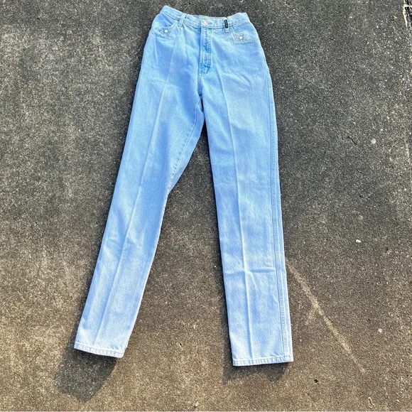 Vintage Women’s Rockies Straight Leg Flat Back Jeans Size 7 24 waist 33 length - Picture 3 of 8